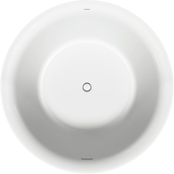 Duravit White Tulip Bathtub, 55 1/8 X55 1/8 White, Freestanding, Seamless Acrylic Panel, Sanitary Acrylic 700470000000090 - main